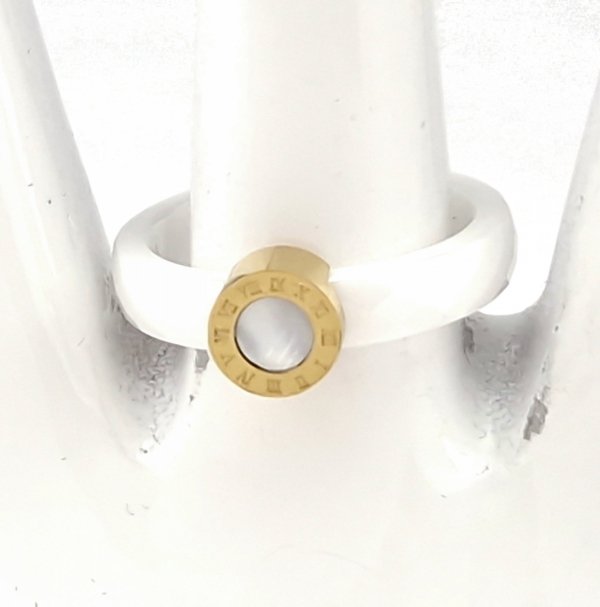 Ring 19,00 mm, goldener Edelstahl