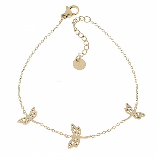 ARMBAND GOLD CELEBRITY EDELSTAHL