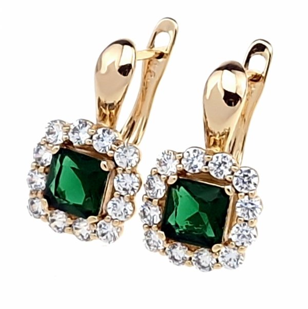 exklusive swarovski vergoldete ohrringe