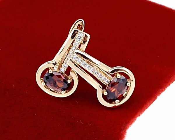 exklusive swarovski vergoldete ohrringe