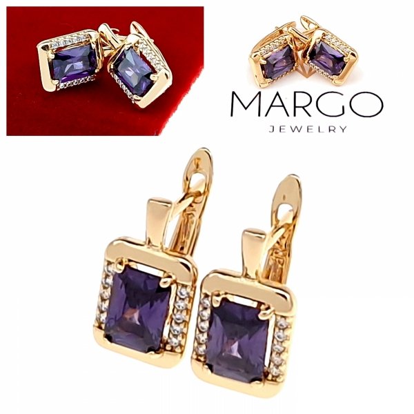 exklusive swarovski vergoldete ohrringe