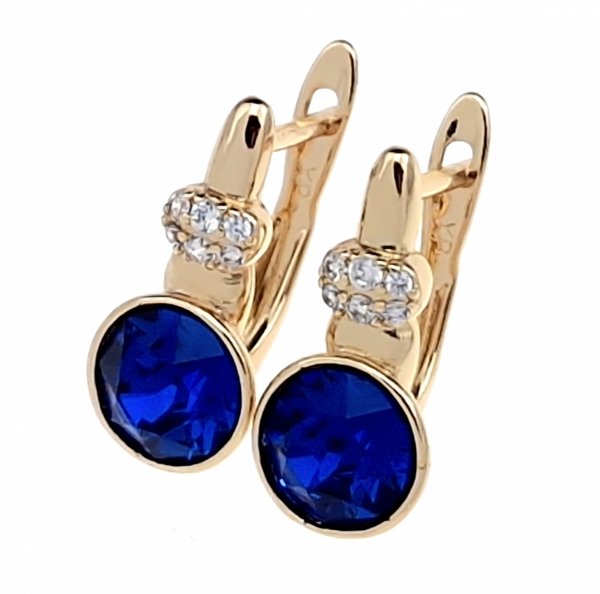 exklusive swarovski vergoldete ohrringe