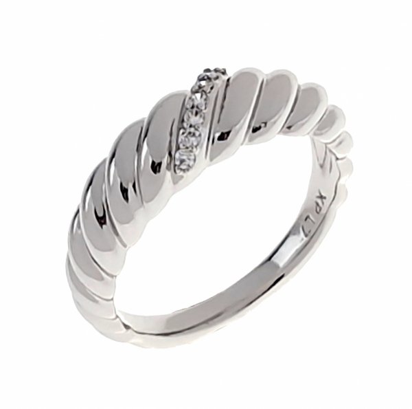 Goldring 18,60 mm. vergoldete Verlobung Xuping