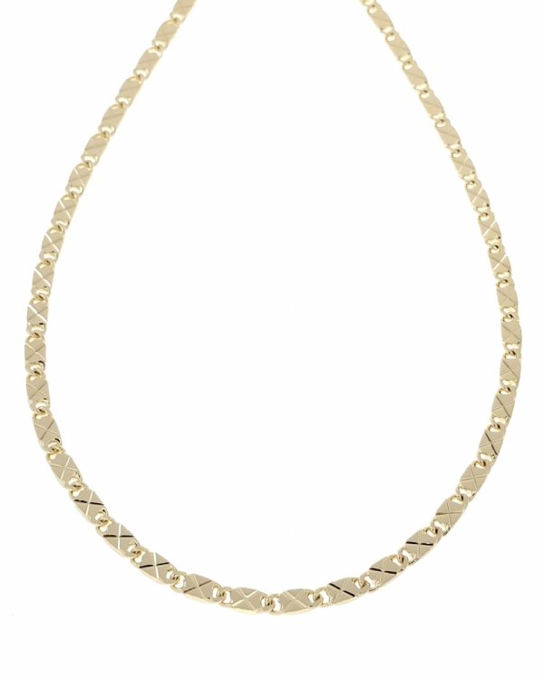 Goldene Kette Celebrity Vergoldete Halskette 14K XUPING