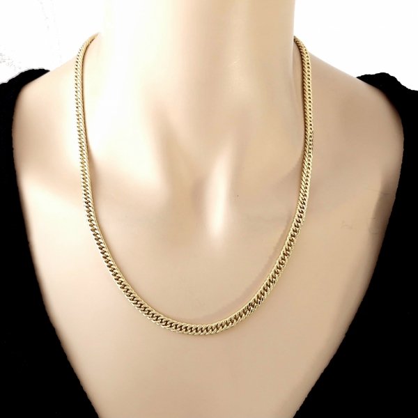 Goldene Kette Celebrity Vergoldete Halskette 14K XUPING