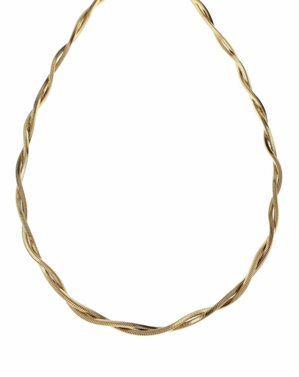 GOLDENE KETTENFESTIGKEITS-HALSKETTE EDELSTAHL