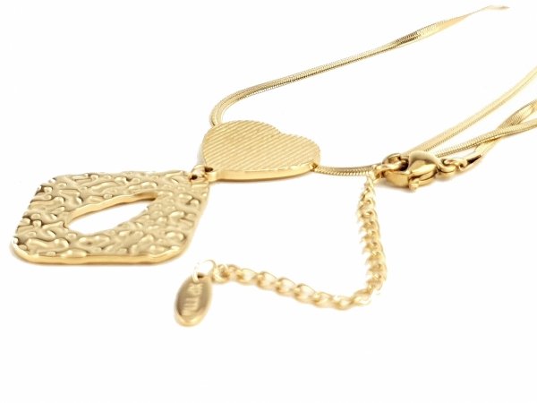 GOLD CHAIN NECKLACE celebrity STAINLESS STEEL