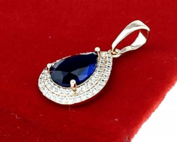 gold pendant 18k shiny xuping