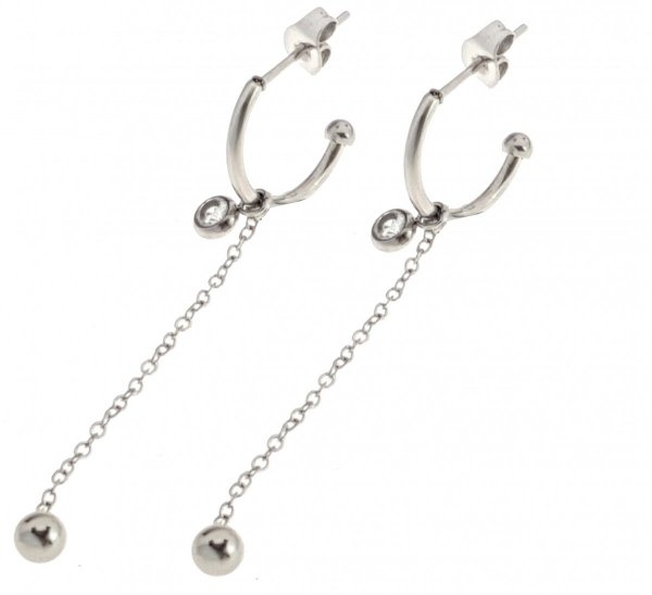 gold earrings made of stainless steel