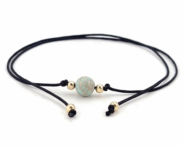 GOLD BRACELET STAINLESS STEEL STRING