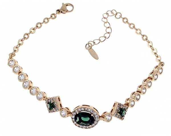 gold bracelet for a gold-plated leg
