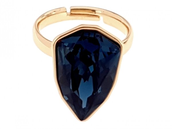 gold ring 18,30mm. gold-plated engagement xuping