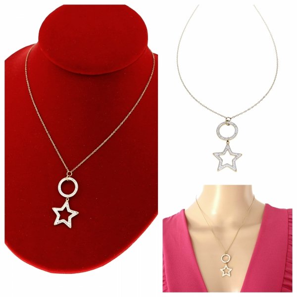 GOLD CHAIN NECKLACE celebrity STAINLESS STEEL
