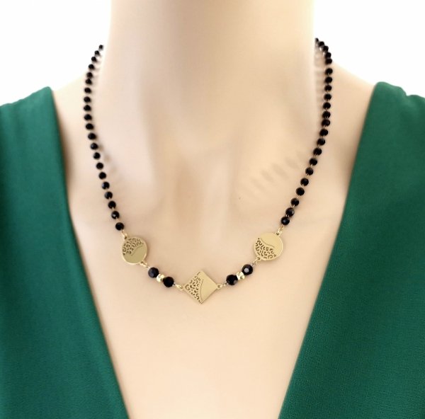 GOLD CHAIN NECKLACE celebrity STAINLESS STEEL