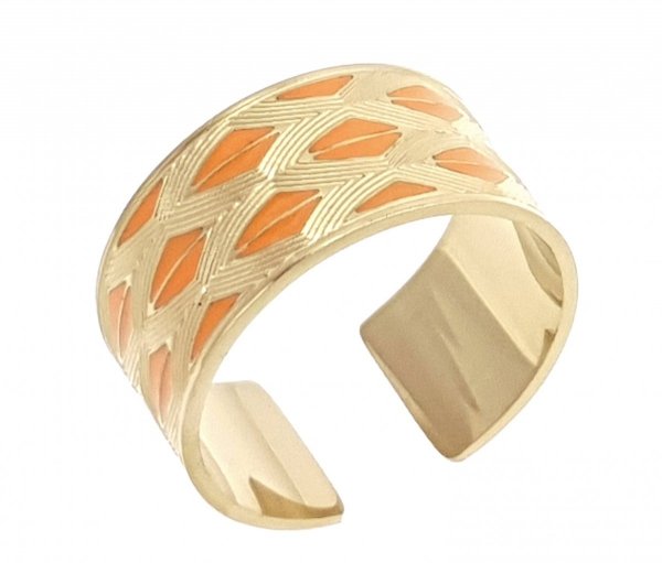 ring 18,30mm gold stainless steel