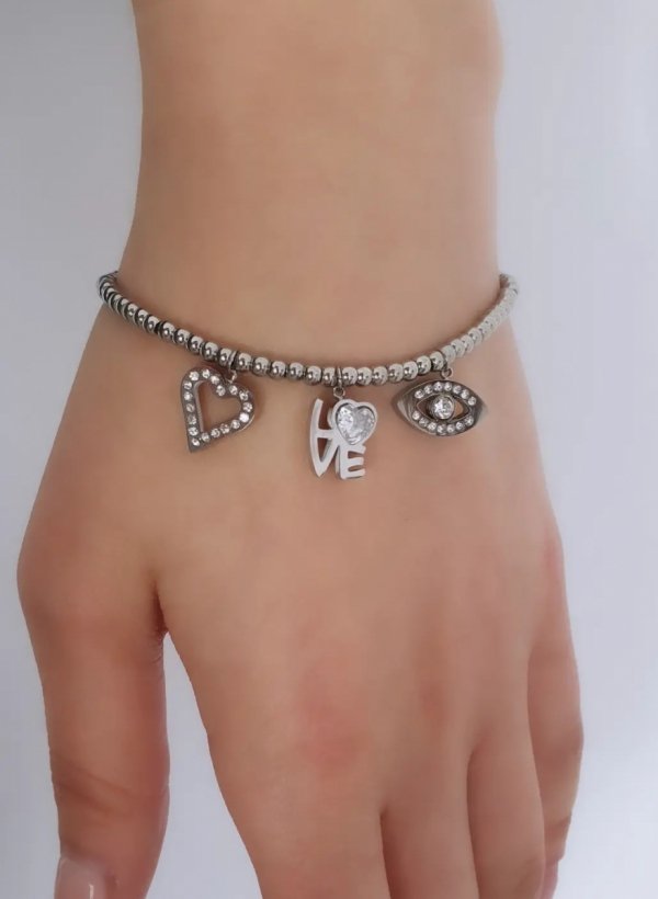 Bracelet Crystals Celebrity Surgical Steel