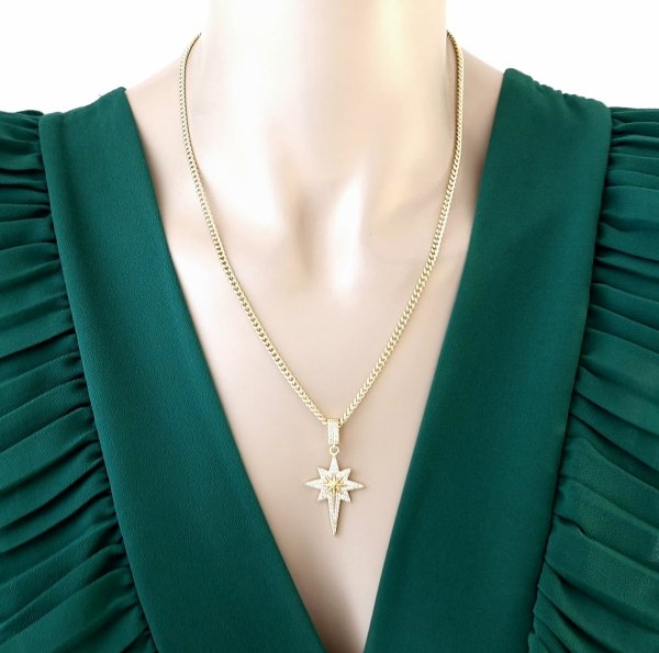 Gold Chain Celebrity Gold Plated Necklace 14K XUPING