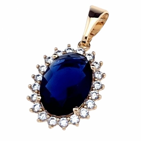 gold pendant 18k shiny xuping