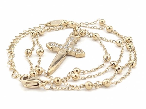 GOLD CHAIN NECKLACE celebrity STAINLESS STEEL