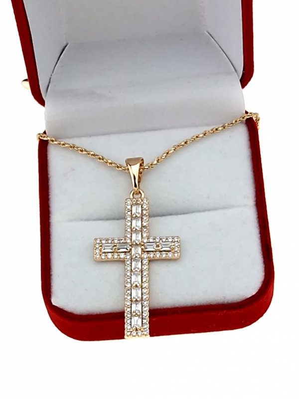 gold pendant 18k shiny xuping