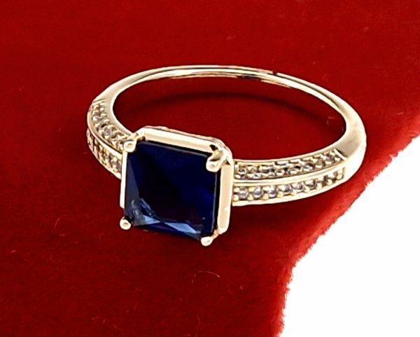 gold ring 18,60mm. gold-plated engagement xuping