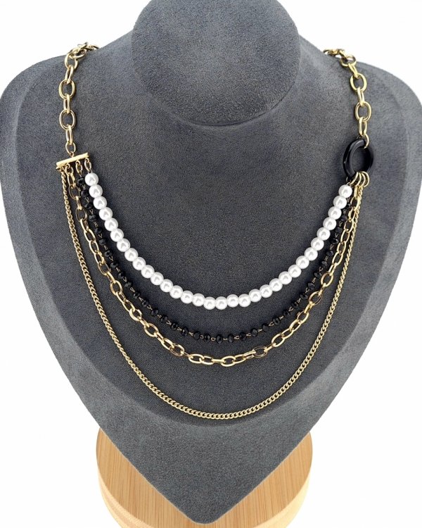 GOLD CHAIN NECKLACE celebrity STAINLESS STEEL