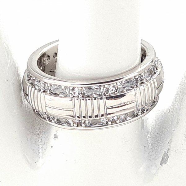 gold ring 17,00mm. gold-plated engagement xuping