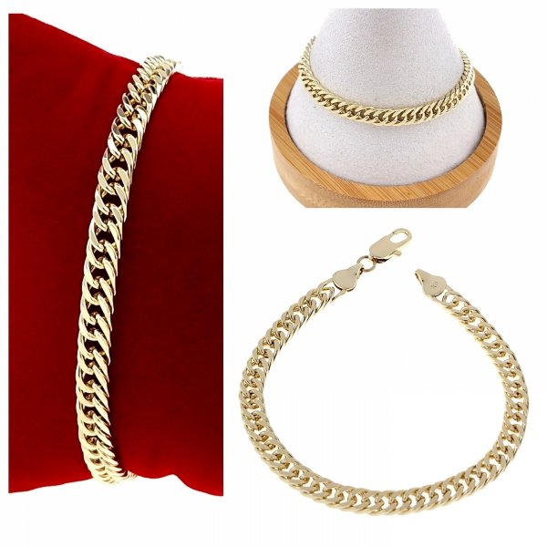 gold-plated 18k gold bracelet