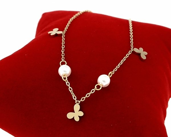 BRACELET GOLD CELEBRITY STAINLESS STEEL