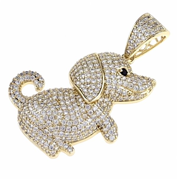 gold pendant 18k shiny xuping
