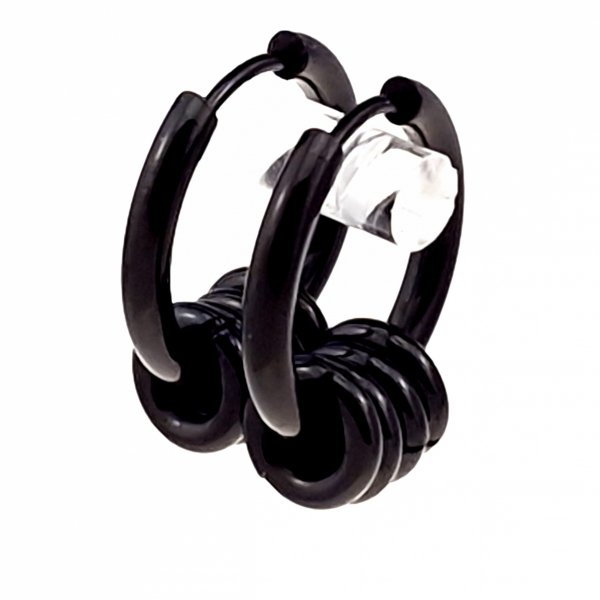 gold earrings made of stainless steel