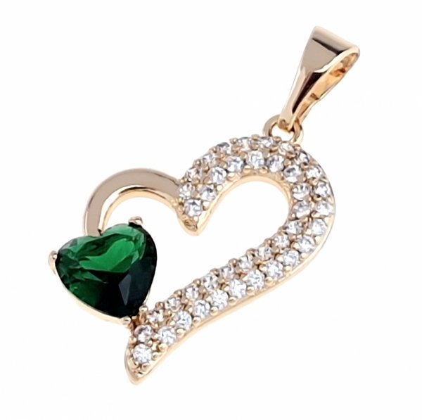 gold pendant 18k shiny xuping