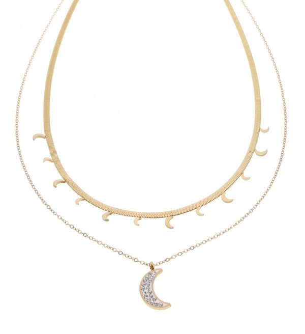 GOLD CHAIN NECKLACE celebrity STAINLESS STEEL