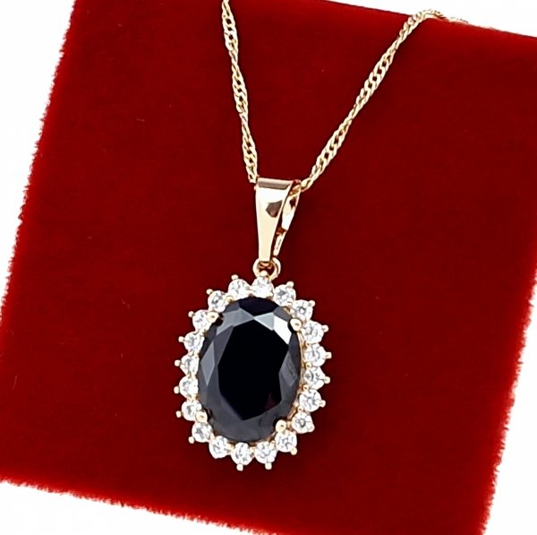 gold pendant 18k shiny xuping