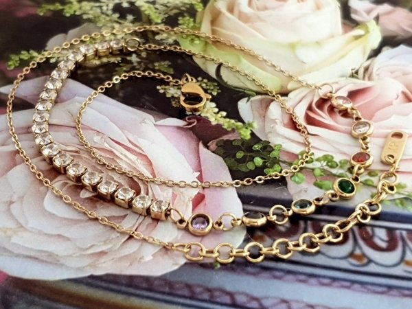 GOLD CHAIN NECKLACE celebrity STAINLESS STEEL