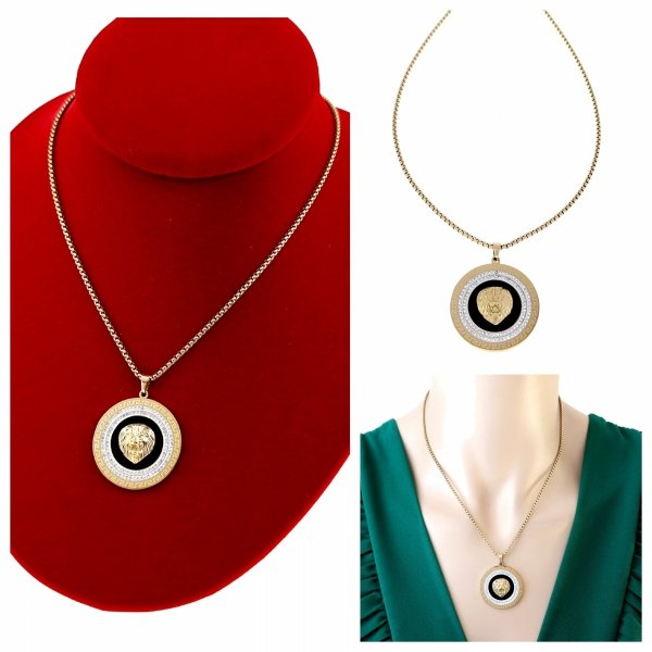 GOLD CHAIN NECKLACE celebrity STAINLESS STEEL
