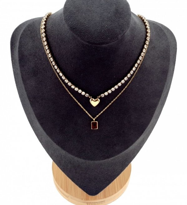 GOLD CHAIN NECKLACE celebrity STAINLESS STEEL