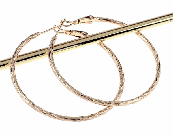 exclusive swarovski gold-plated earrings