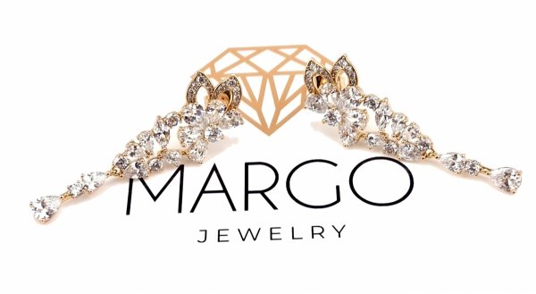 gold plated earrings with exclusive cubic zirconia