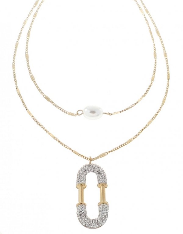 GOLD CHAIN NECKLACE celebrity STAINLESS STEEL