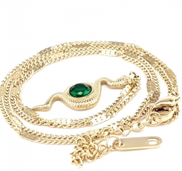 GOLD CHAIN NECKLACE celebrity STAINLESS STEEL