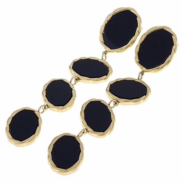 gold earrings made of stainless steel