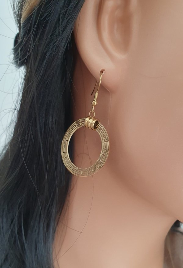 EARRINGS SILVER STAINLESS STEEL CELEBRITY