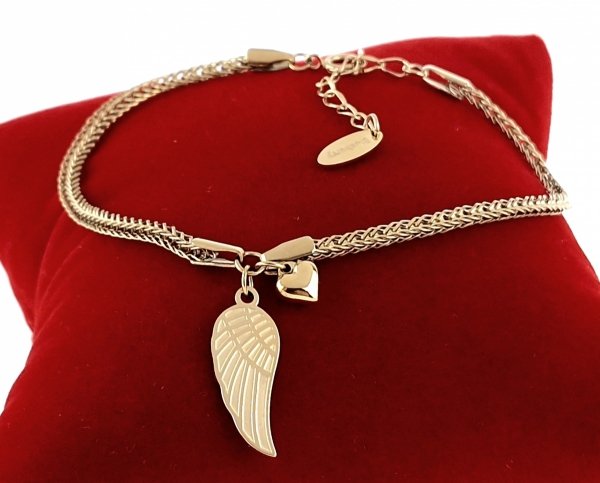 BRACELET GOLD CELEBRITY STAINLESS STEEL