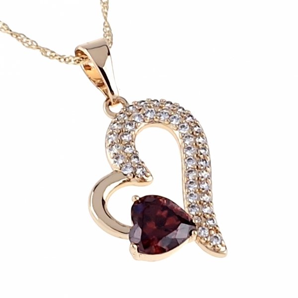 gold pendant 18k shiny xuping