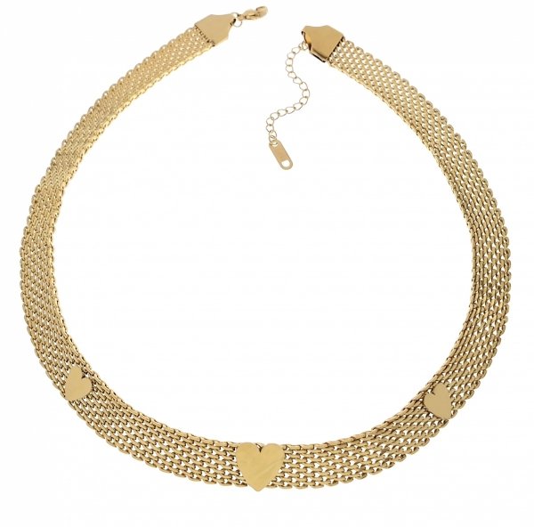 GOLD CHAIN NECKLACE celebrity STAINLESS STEEL