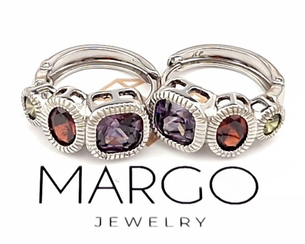 gold plated earrings with exclusive cubic zirconia