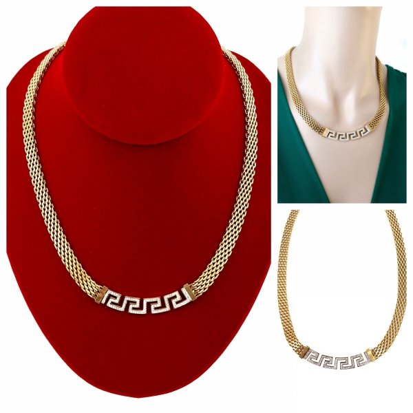 GOLD CHAIN NECKLACE celebrity STAINLESS STEEL