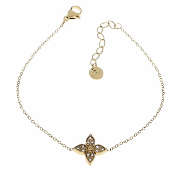 BRACELET GOLD CELEBRITY STAINLESS STEEL