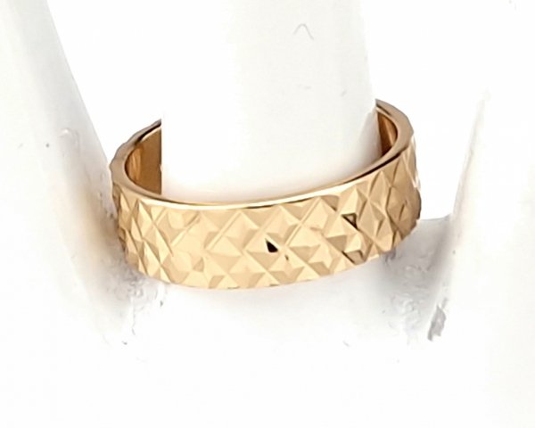 gold ring 18,60mm. gold-plated engagement xuping